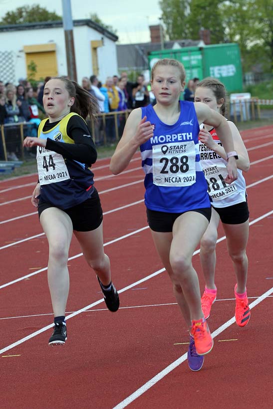 800 metres, 2021 North East Grand Prix No. 2, Monkton, Wednesday, May 19th. Photo: David T. Hewitson/Sports for All Pics